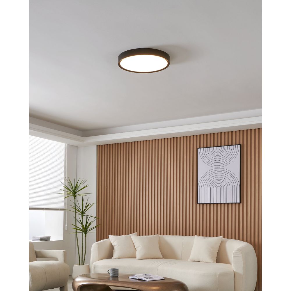 Eglo Musurita Stropna LED Lampa, 33,5W, 3900lm, Promjer 440mm, Crna/Plastika slika 2