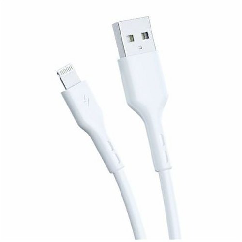 MS CABLE 3A fast charging USB-A 3.0 -> LIGHTNING, 1m, MS, bijeli slika 1