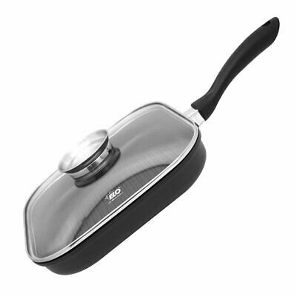 ELO Tava 28cm sa staklenim poklopcem Alucast slika 3