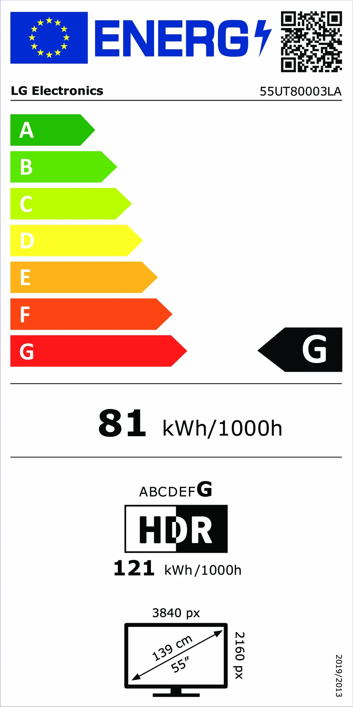 Energetski certifikat G