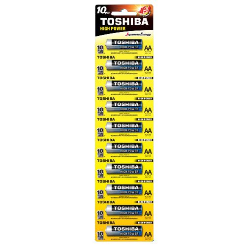 Toshiba High Power Alkalna Baterija Lr6 Bp 10/1 slika 1