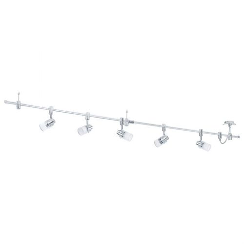 Eglo Vilanova spot/5, led, gu10, 5x5w, 5x400lm, alu/bela   slika 1