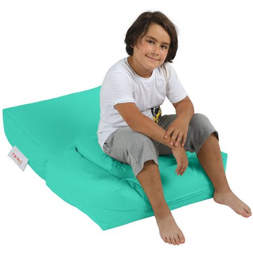 Kids Single Seat Pouffe - Turquoise Turquoise Garden Bean Bag slika 4