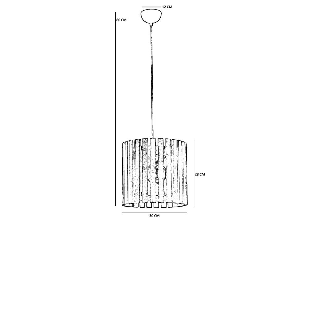 Opviq Luster 069, Orah, Crna slika 6