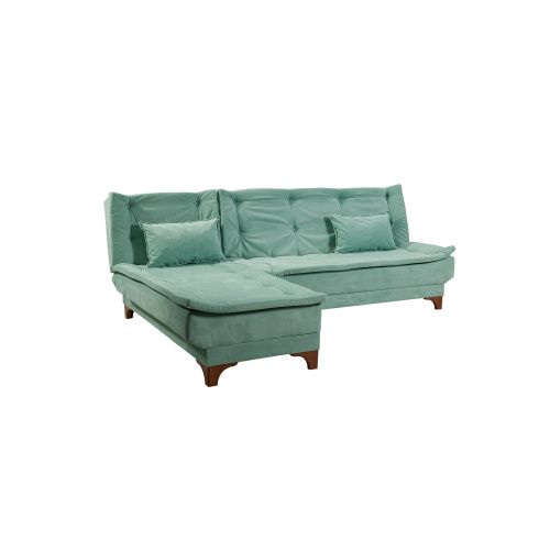 Kelebek Köşe Left - Sea Green Sea Green Corner Sofa-Bed slika 3