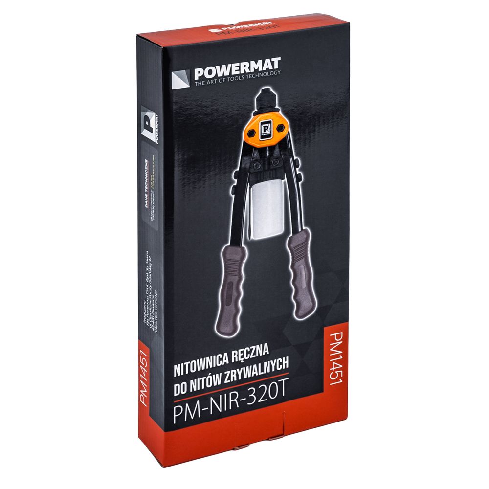 RUČNA ZAKIVNICA ZA ZAKOVICE 320 mm / 3,2-6,4 mm PM-NIR-320T slika 2