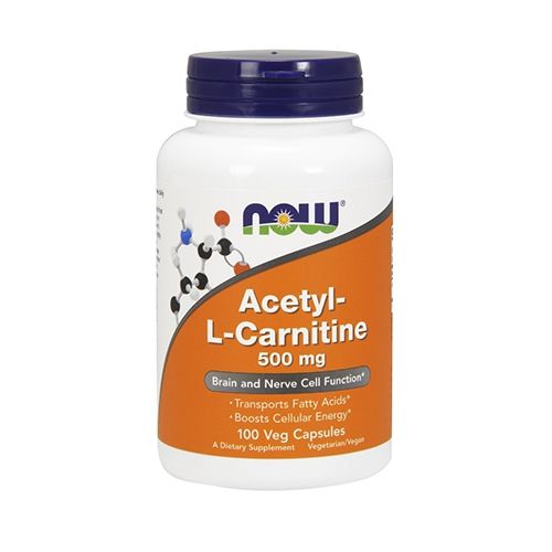 Now Foods Acetyl L-Carnitine 500mg (100) Standard slika 1