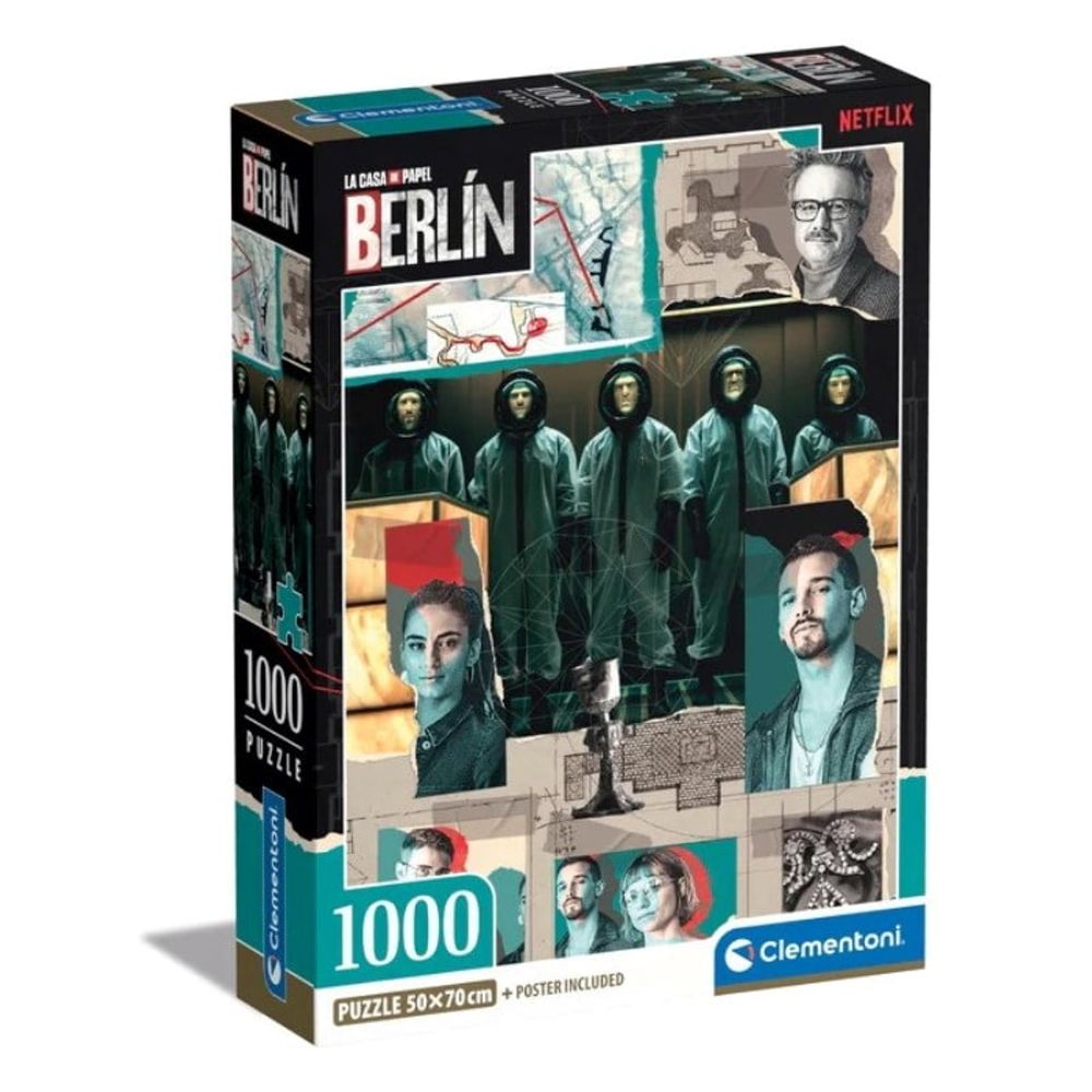 Clementoni Puzzle Berlin Compact Box CL39848 1000kom slika 1