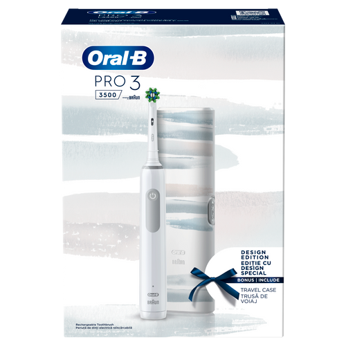 Oral-B Pro 3 White 3500+TC design edition, Električna četkica za zube slika 5