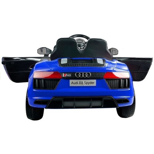 Licencirani auto na akumulator Audi R8 Spyder - plavi/lakirani slika 8
