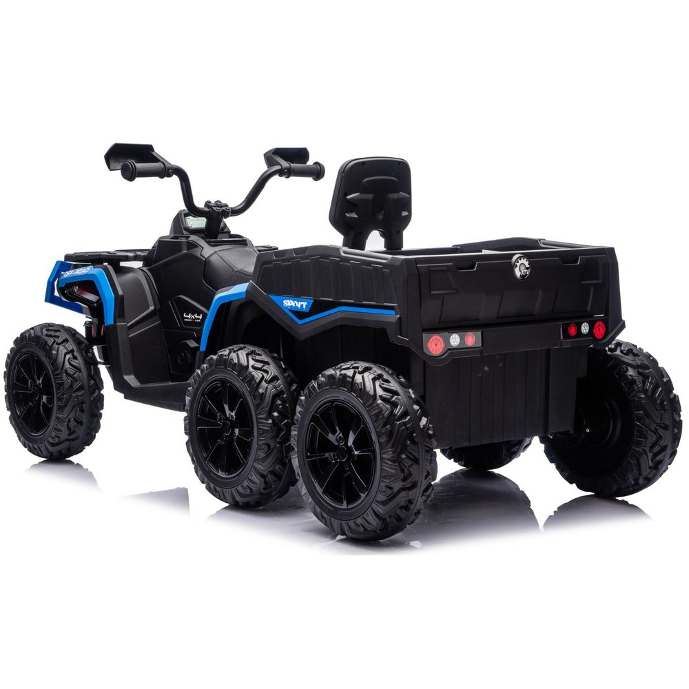 Baterijski Quad ATV 6 kotača s prikolicom JC606 24V 4x4 Plavi slika 2