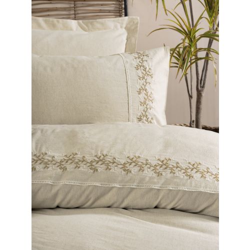 Daria Cream Double Quilt Cover Set slika 2