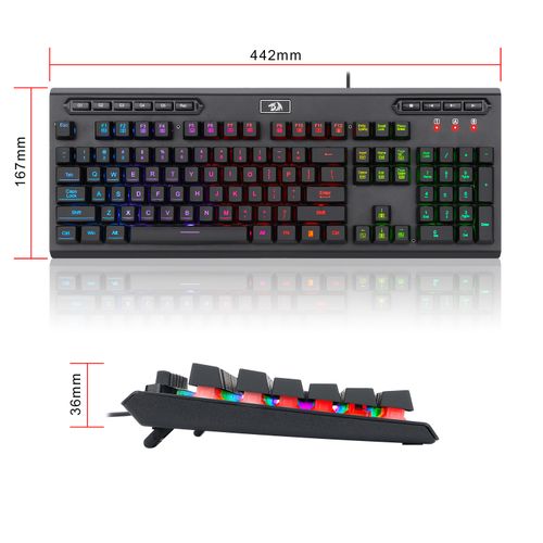 KEYBOARD - REDRAGON ADITYA K513-RGB WIRED slika 11