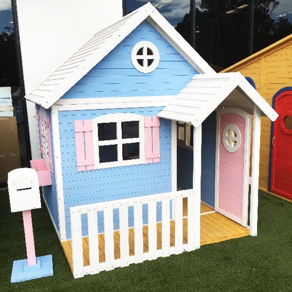Kinder Home Drvena dječija kućica 194x229x210cm slika 10