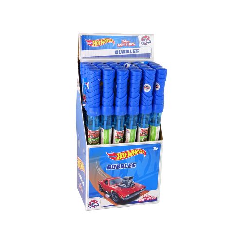 Štapić za izradi velikih mjehurića od sapunice Hot Wheels 120ml - plavi slika 4