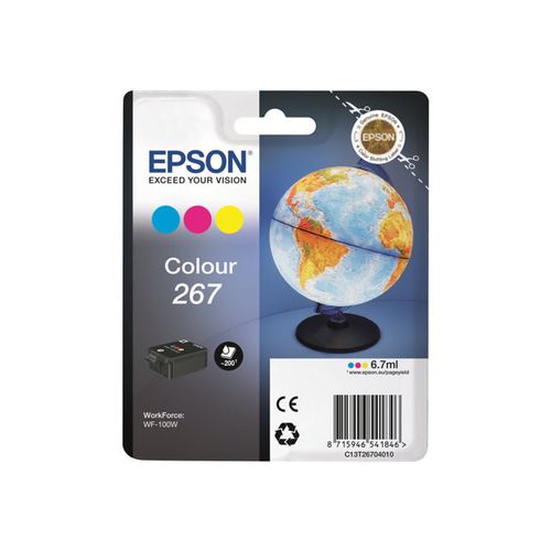 EPSON Ink CMY WorkForce WF-100W C13T26704010 slika 1