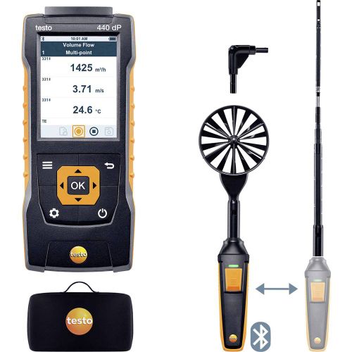 testo 440 Set1 delta P anemometar slika 1