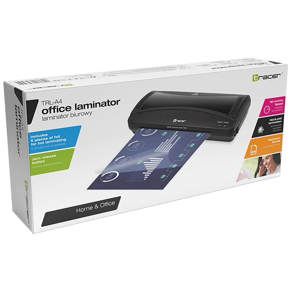 Tracer Laminator / Plastifikator A4, Home&Office - LAMINATOR TRL-A4 slika 2