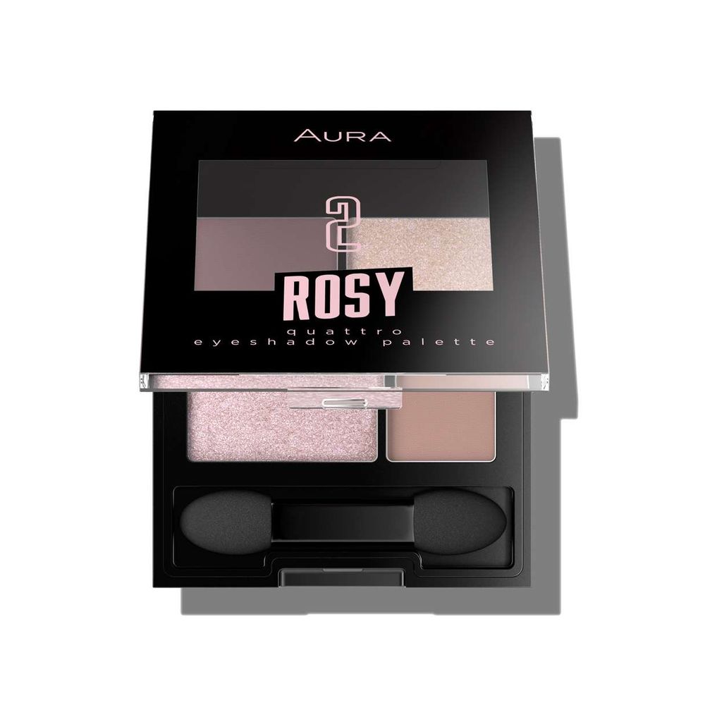 Aura Paleta sjenila za oči 4/1 Rosy slika 1