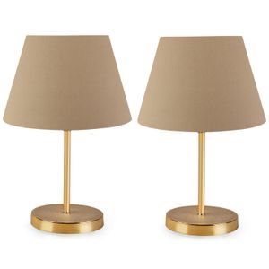 Stolna lampa AYD - 2338 u smeđoj boji