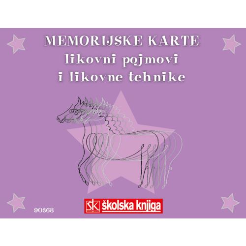  MEMORIJSKE KARTE - LIKOVNI POJMOVI I LIKOVNE TEHNIKE - Jelena Bračun slika 1