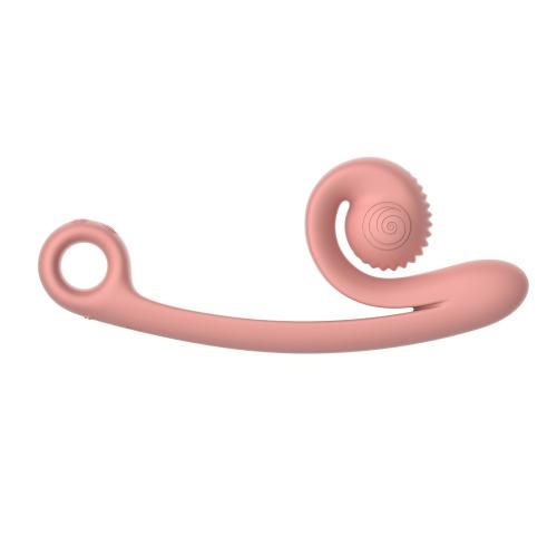 Snail Vibe Curve Duo Vibrator - Peachy Pink slika 3