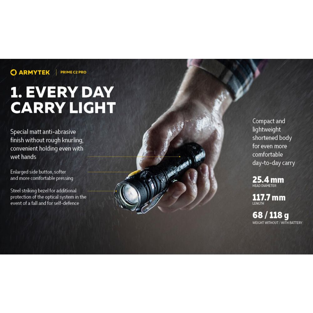 Armytek Baterijska lampa Prime C2 Pro slika 12