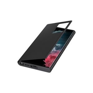 Samsung Book Smart Clear View Cover Galaxy S22 Ultra black