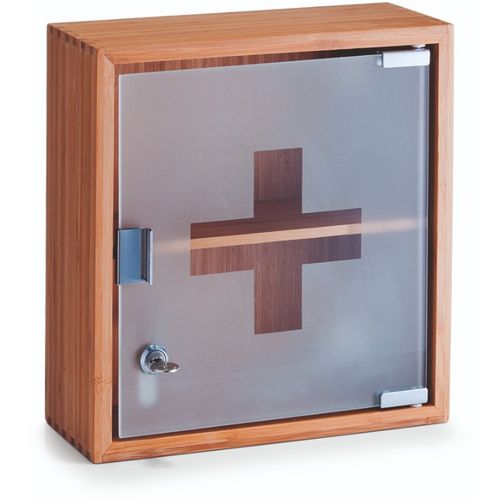 Zeller Kutija za prvu pomoć, bambus i staklo, 29x12x31 cm, 13594 slika 1