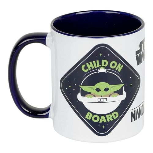 Star Wars: The Mandalorian (Child On Board) Blue Inner C Mug slika 1