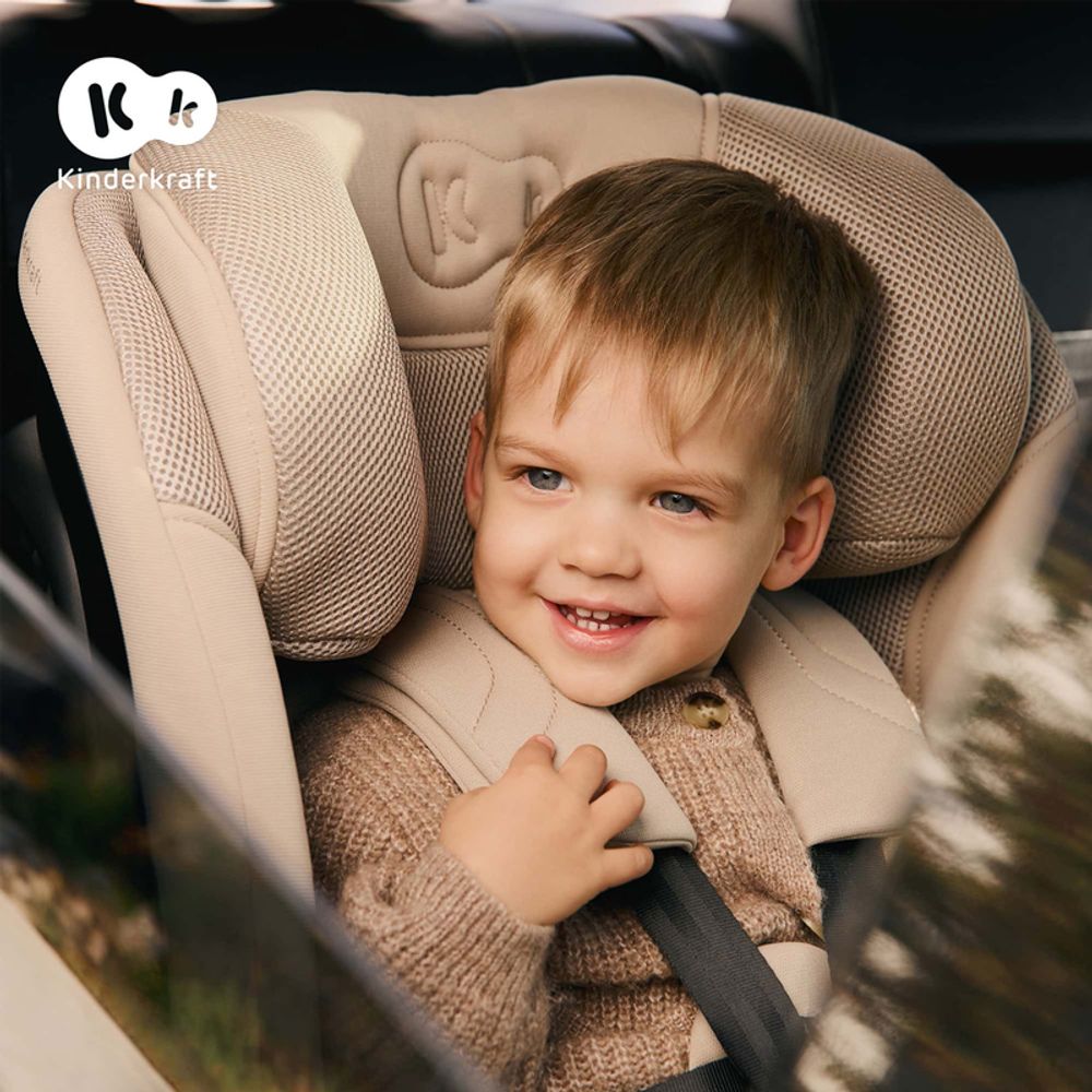Kinderkraft Rotirajuća autosjedalica Xpedition 3 40-150cm Isofix, Beige slika 14