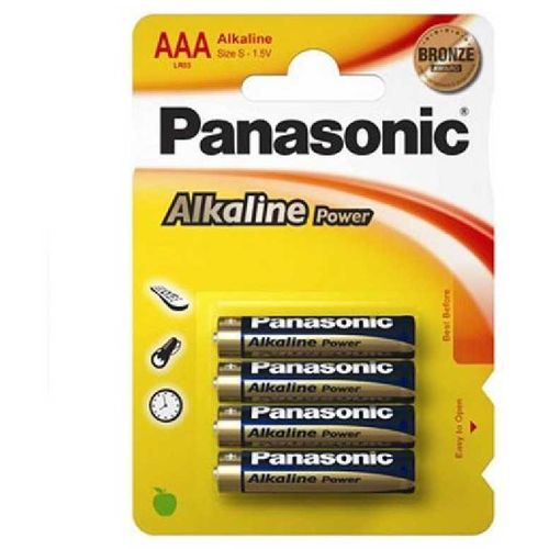 Baterija Panasonic alkalna AAA LR3 1.5V 1/4 039334 slika 1