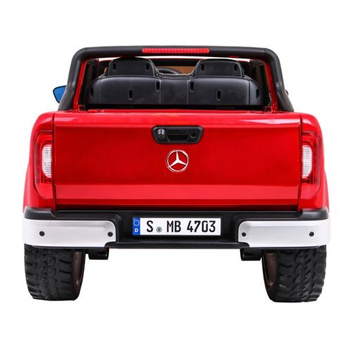 Licencirani auto na akumulator Mercedes Benz X-Class MP4  - crveni/lakirani slika 9