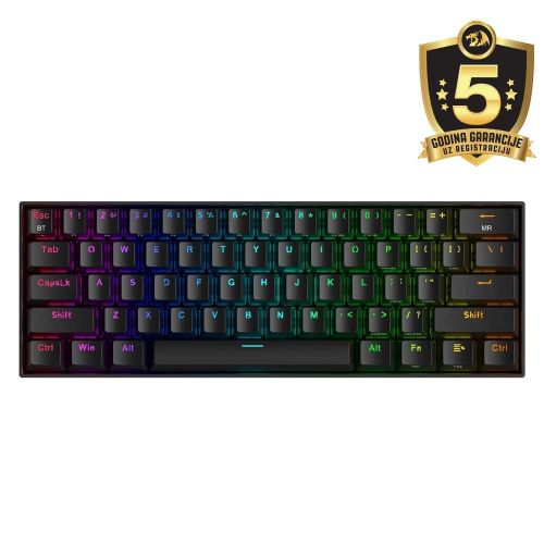 Tipkovnica - Redragon Draconic K530RGB PRO BT/Žičana Mehanička Prekidača slika 1