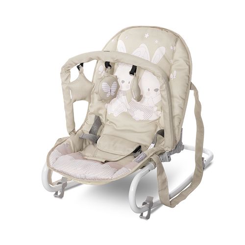 LORELLI njihalica za bebe Eliza, Beige Bunnies slika 1