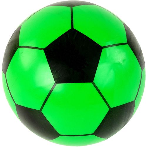 Gumena lopta - zeleno-crna - 23 cm slika 1