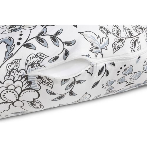 XL Sensillo jastuk za trudnicu floral crno-bijeli slika 3