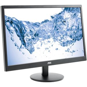 AOC monitor LED M2470SWH (23.6'', 16:9, 1920x1080, MVA, 250 cd/m2, 50M:1, 5 ms, 178/178°, VGA, 2x HDMI, Speakers, Tilt: -5 to +25°) Black, 3y