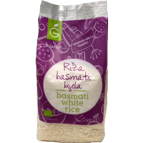 GARDEN Riža basmati BIO 500g slika 1