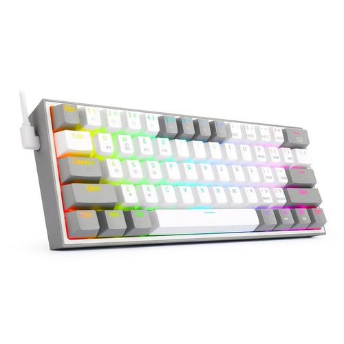 Redragon Fizz Pro White/Grey K616 RGB Wireless/Wired Mechanical Gaming Keyboard slika 2