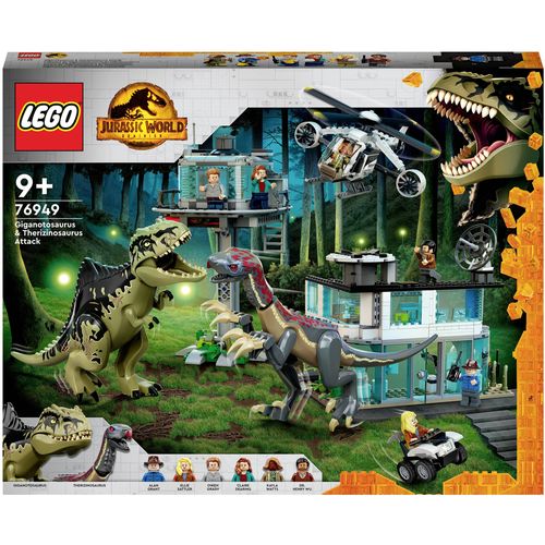 LEGO® JURASSIC WORLD™ 76949 Napad Giganotosaurusa i Therizinosaurusa slika 1