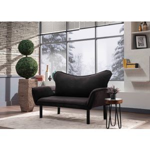 Atelier Del Sofa Dvosjed na razvlačenje CHATTO crni, Chatto - Black