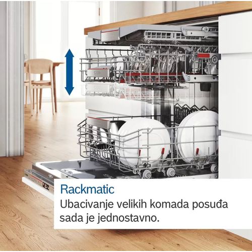 Bosch SMS4HVW33E Samostojeća mašina za pranje sudova, 13 kompleta, 3 korpa/HomeConnect, Širina 60 cm, Bela slika 9