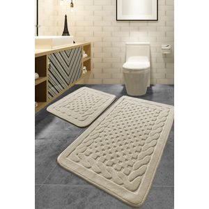 Set prostirki za kupatilo (2 komada) Bambi, boja: bež