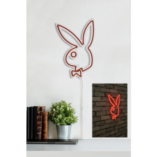 Wallity Ukrasna plastična LED rasvjeta, Playboy - Red slika 13