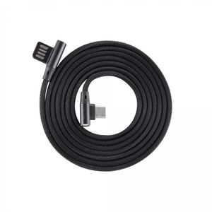 SBOX kabel USB->TYPE-C 90 M/M 1,5M crni