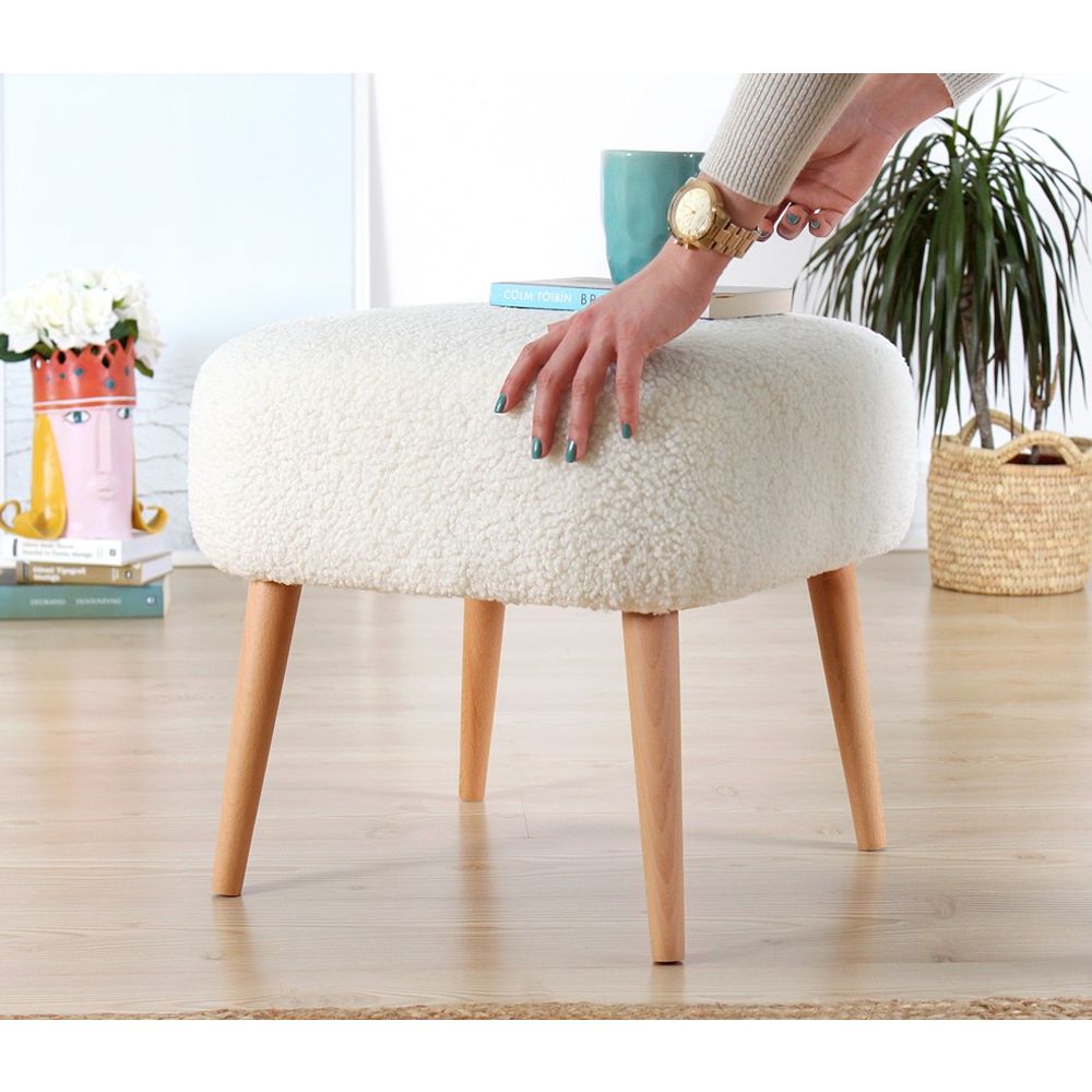 Moouv 7096 - Bijeli Pouf slika 3