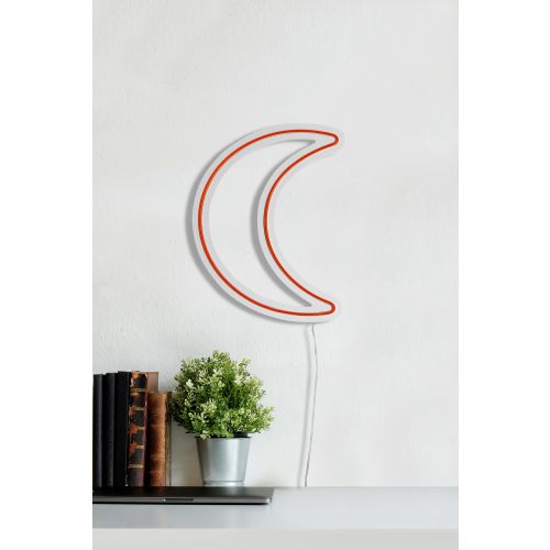 Wallity Ukrasna plastična LED rasvjeta, Crescent - Red slika 3