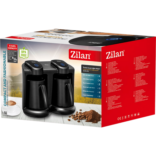 Zilan ZLN1291 aparat za tursku kavu, 400W + 400W, 8 šalica slika 2