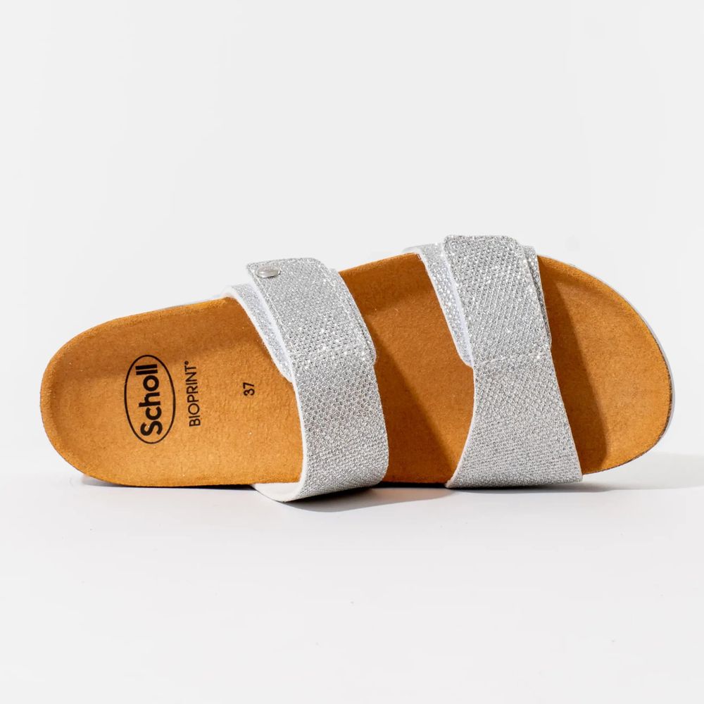 Scholl Ženske papuče Lusaka, Silver slika 3